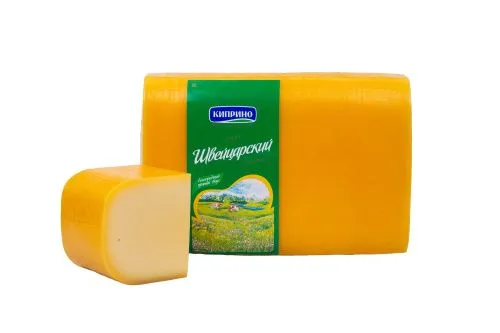 Сыр "Швейцарский", 50%, БЗМЖ