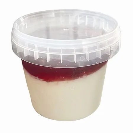 Десерт творожный Фермерский с клубничным джемом 15%, 300г БЗМЖ