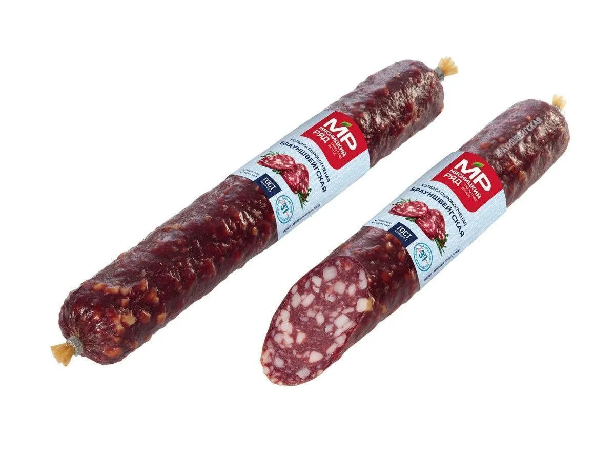 Колбаса сырокопченая "Брауншвейгская" ГОСТ