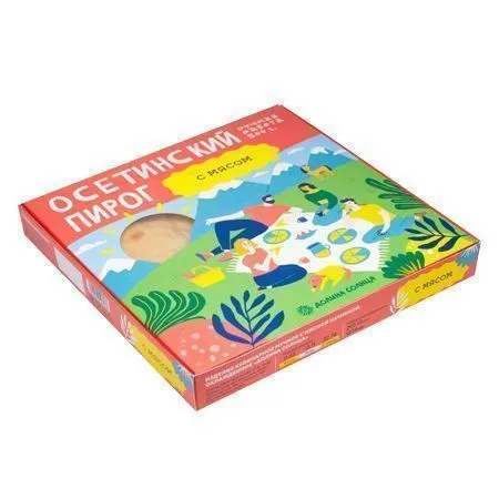 Пирог "Осетинский" с мясом, замороженный, 500г