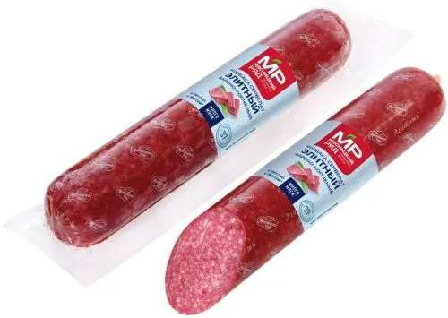 Колбаса варено-копченая сервелат "Элитный"