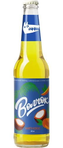 Лимонад, "Волчок", манго, кокос, 450мл