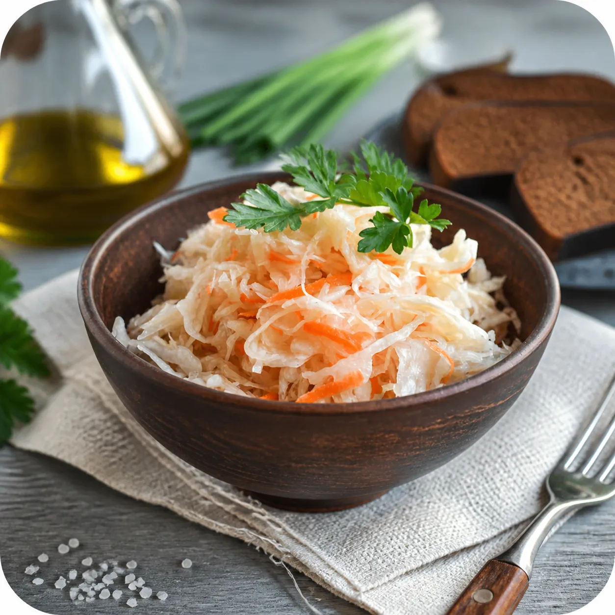Капуста квашеная с морковью