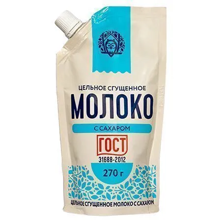Сгущенное молоко Smart Food цельное с сахаром 8,5%