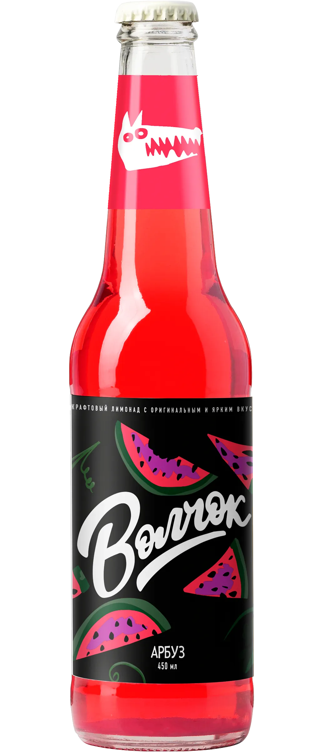 Лимонад, "Волчок", арбуз, 450мл