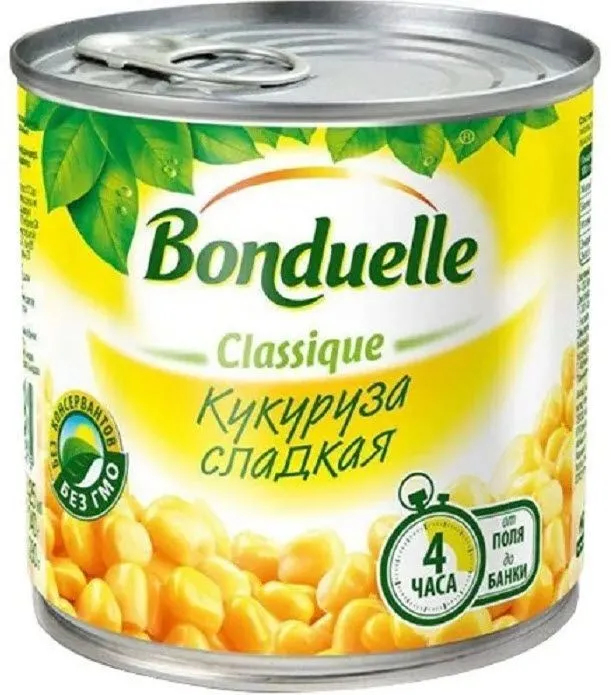 Кукуруза, "Bonduelle", 340г