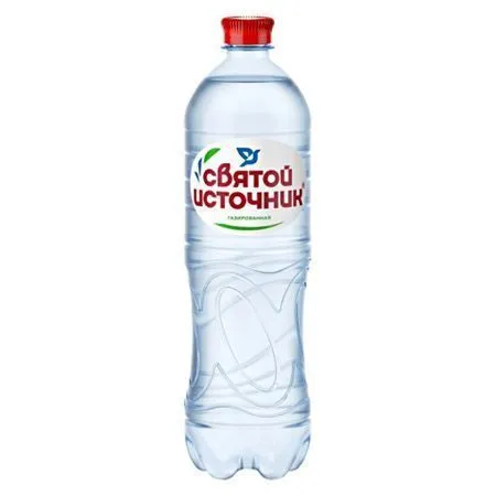 Вода питьевая газированная "Святой источник", 1.5л