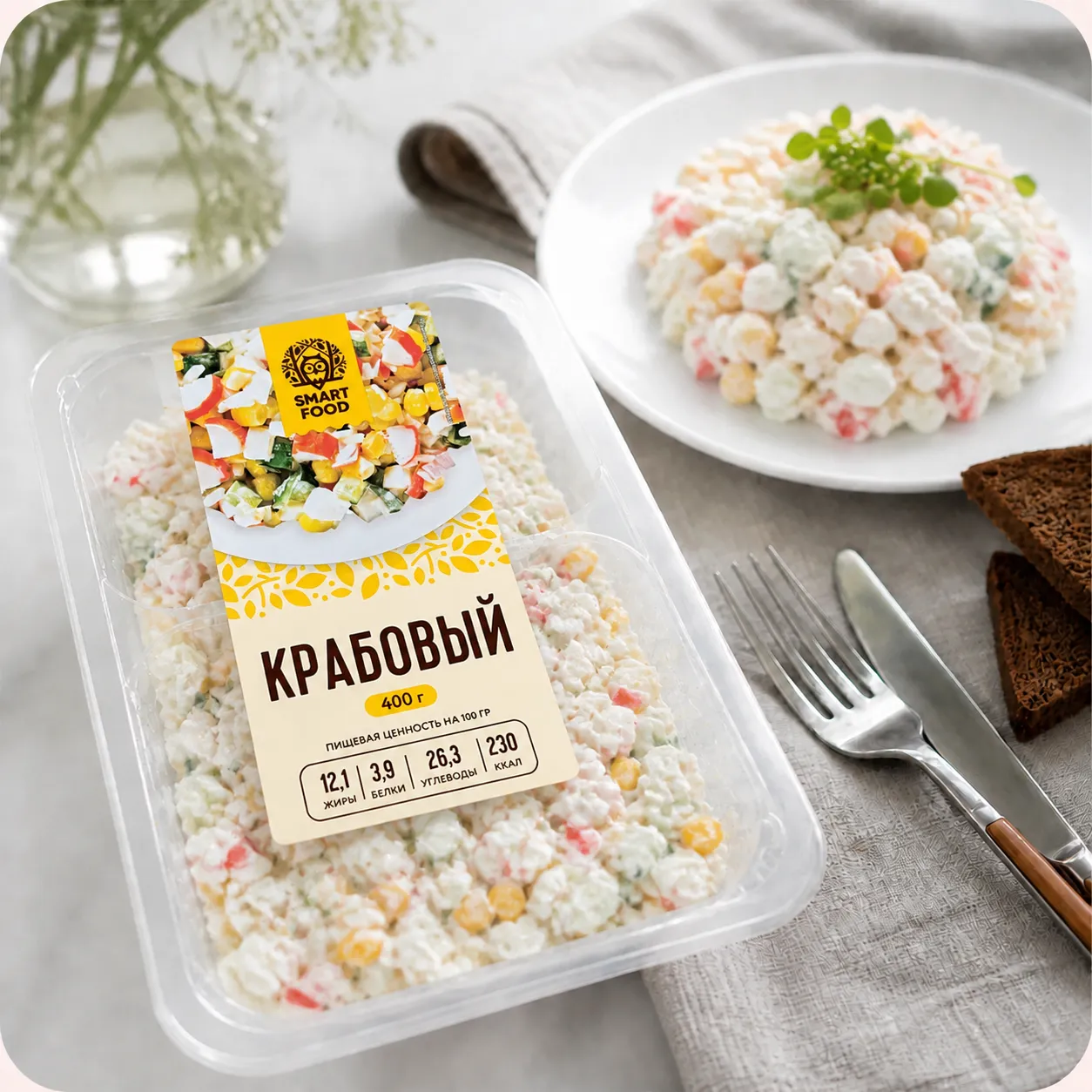 Салат "Крабовый", 400г