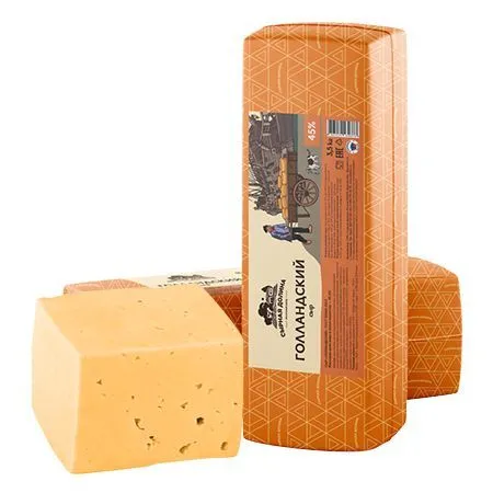 Сыр полутвердый "Голландский", 45%