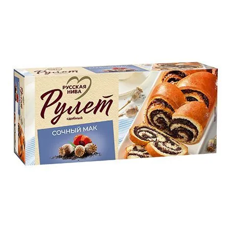 Рулет сдобный "Сочный мак", 250г