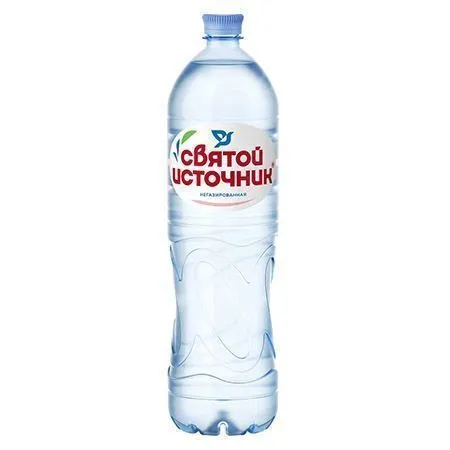 Вода питьевая негазированная "Святой источник", 1.5л
