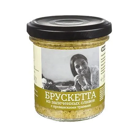 Брускетта из запеченых оливок, "TomTom", с прованскими травами, 140г