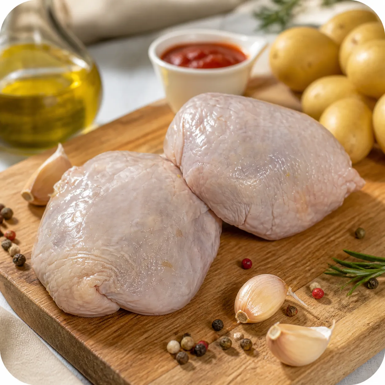 Галантины куриные с сыром