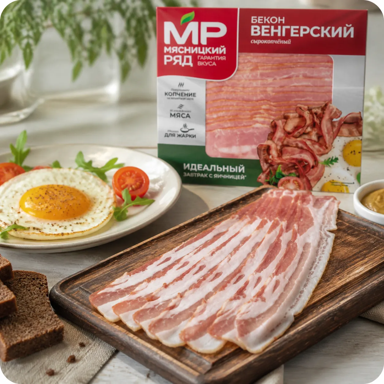 Бекон сырокопченый "Венгерский", 150г