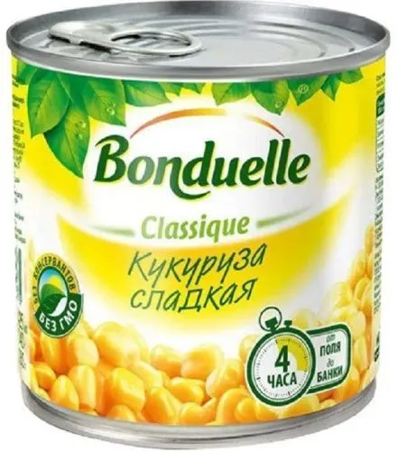 Кукуруза, "Bonduelle", 340г
