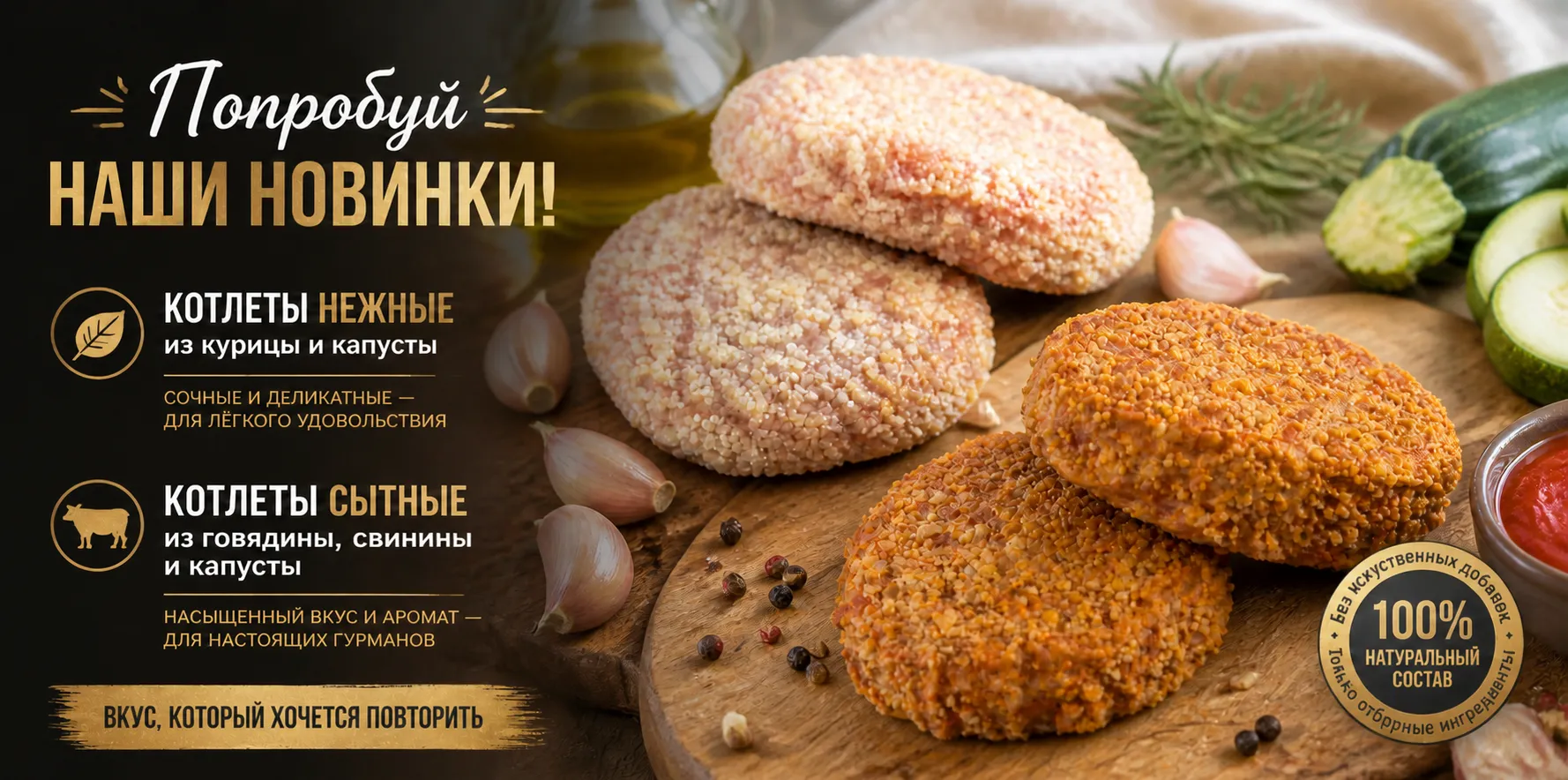 Новинки Нежные и Сытные котлеты