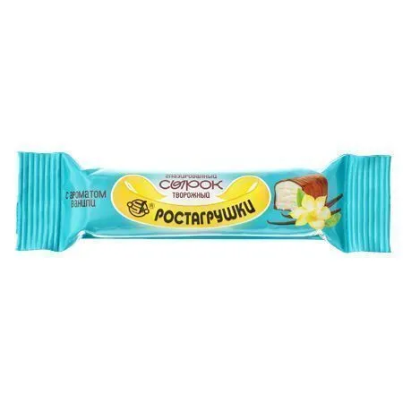 Сырок творожный глазированный, ваниль, в молочной глазури, 10%, 40г, БЗМЖ