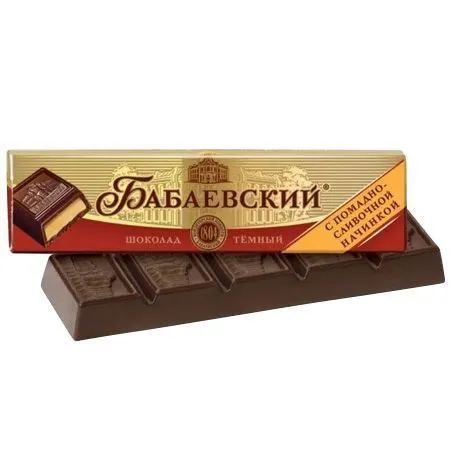 Батончик шоколадный, "Бабаевский", с помадно-сливочной начинкой, 50г