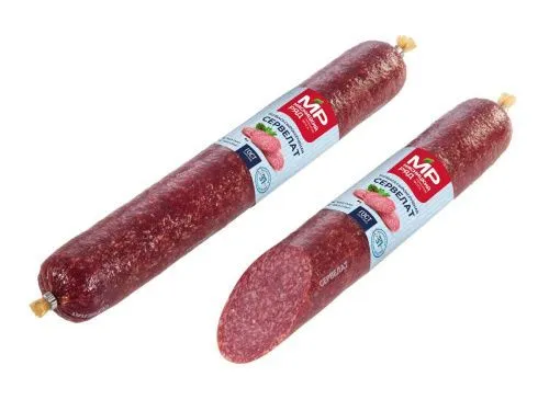 Колбаса сырокопченая "Сервелат"