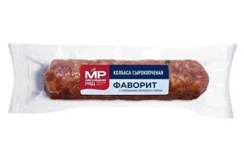 Колбаса сырокопченая "Фаворит", 170г