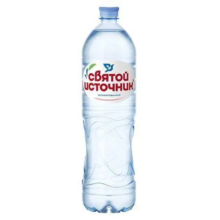 Вода питьевая негазированная "Святой источник", 1.5л