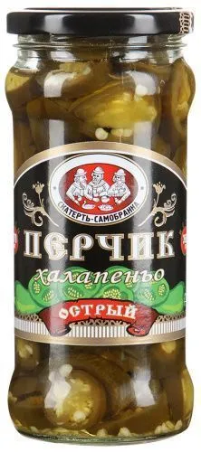 Перец халапеньо, "Скатерть-Самобранка", острый, 370мл