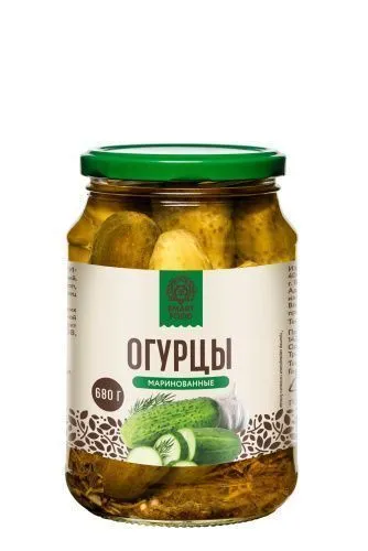 Огурцы маринованные, "Smart food", 680г