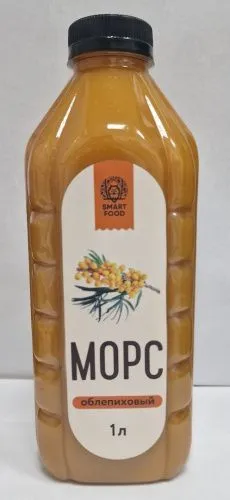 Морс, "Smart food", облепиховый, 1л, бут. ПЭТ