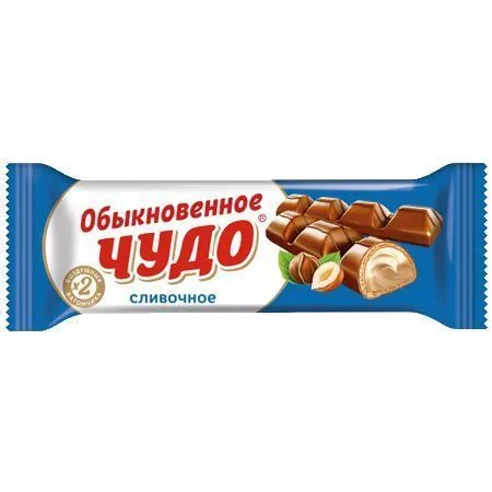 Батончик, "Обыкновенное чудо", сливочный, 55г