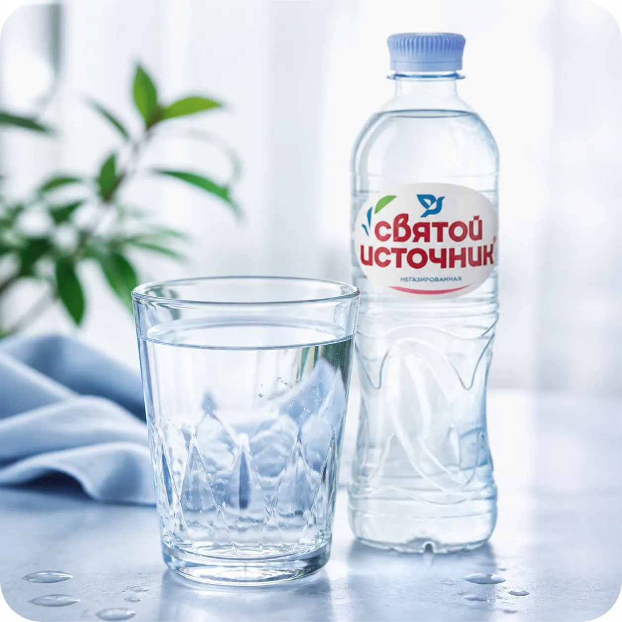Вода питьевая негазированная "Святой источник", 500мл