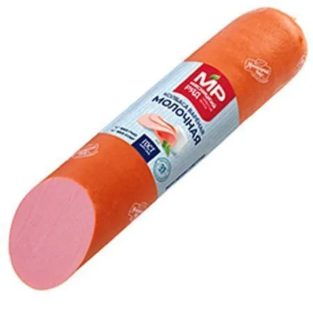 Колбаса вареная "Молочная" ГОСТ в белковой оболочке