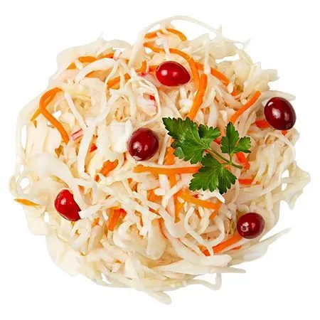 Капуста квашеная с морковью и клюквой