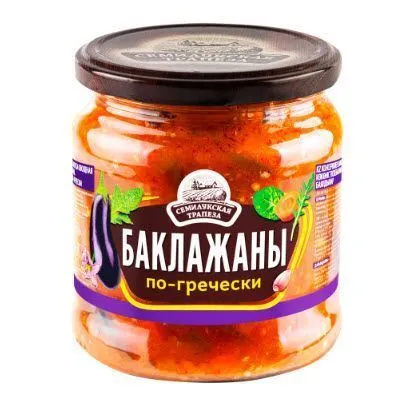 Закуска "Баклажаны по-гречески", 460г