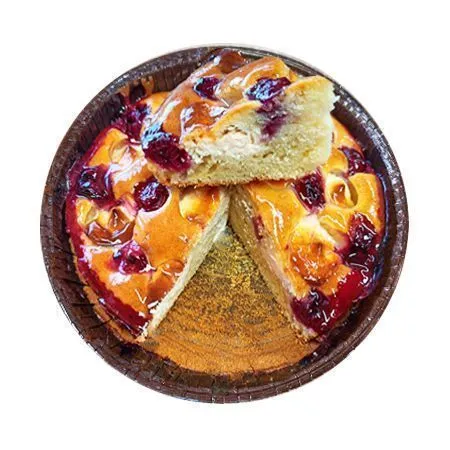 Пирог творожный с вишней, 500г