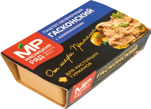 Паштет "Гасконский", с шампиньонами, 175 гр