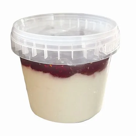 Десерт творожный Фермерский с малиновым джемом 15%, 300г