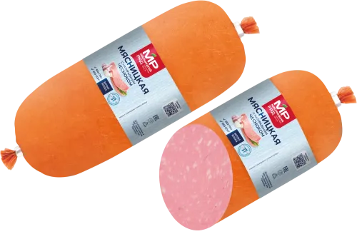 Колбаса "Мясницкая с натуральным чесноком"