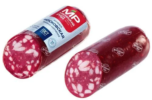 Колбаса варено-копченая "Московская" ГОСТ, 250 гр