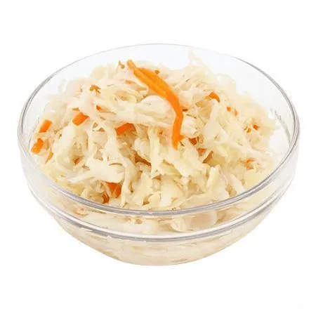 Капуста квашеная, с морковью и хреном