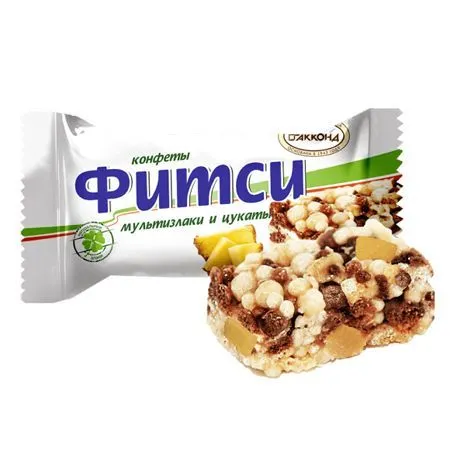 Конфеты "Фитси", мультизлаки и цукаты