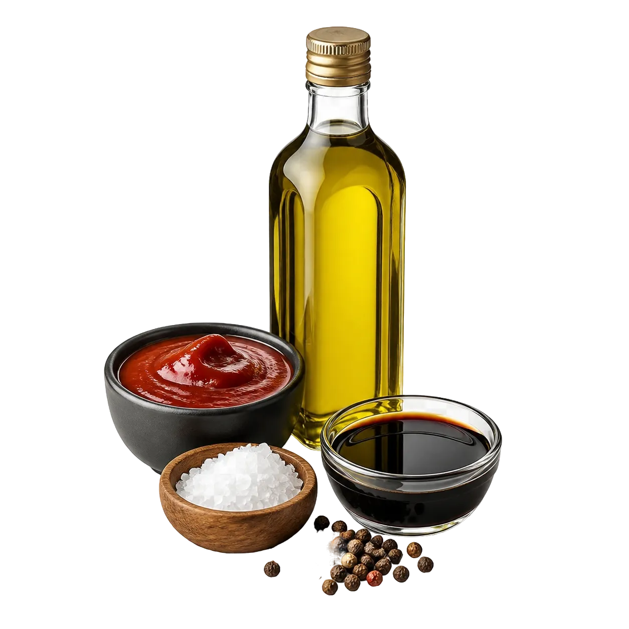 Масла, соусы, специи, сахар и соль