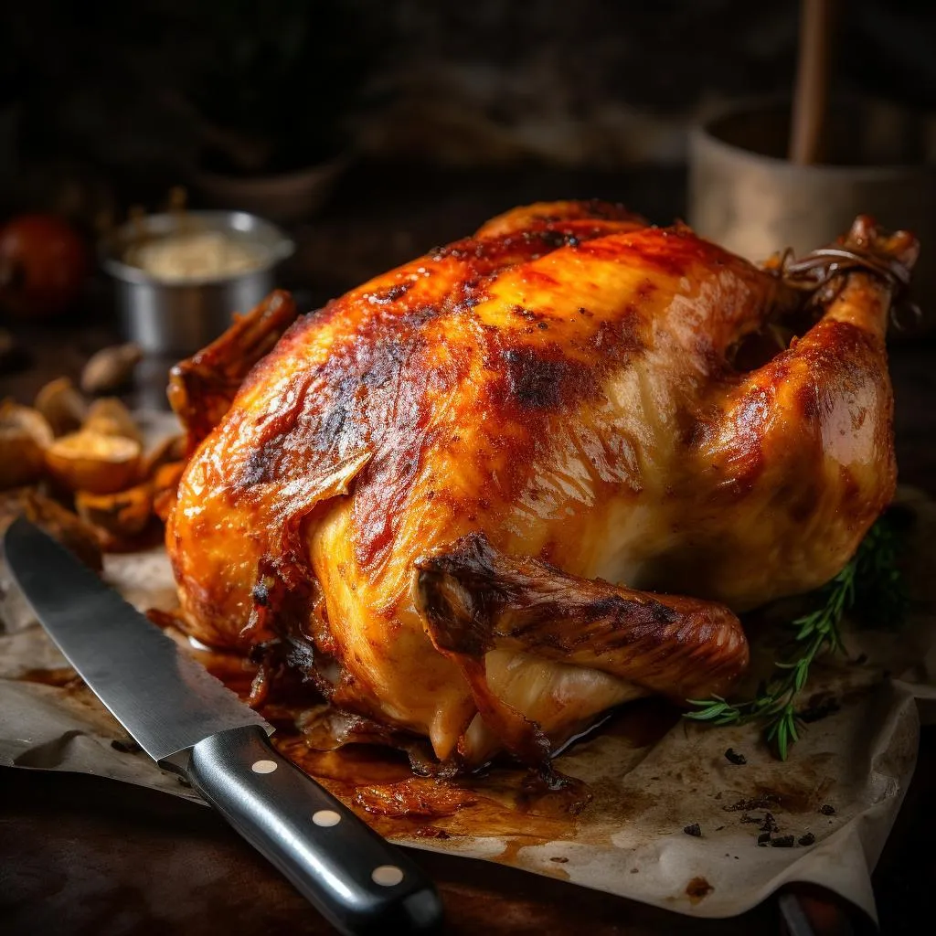 Запеченная курица