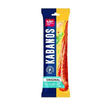 Колбаски сырокопченые KABANOS ORIGINAL, 70г