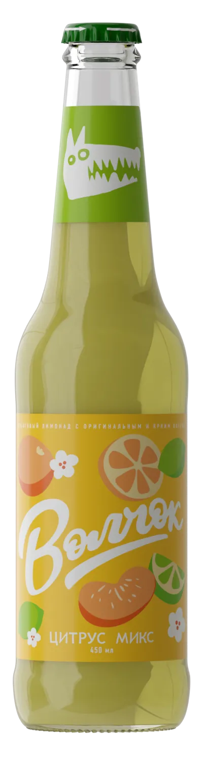 Лимонад, "Волчок", цитрус, 450мл