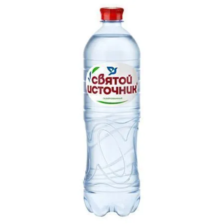 Вода питьевая газированная "Святой источник", 1.5л