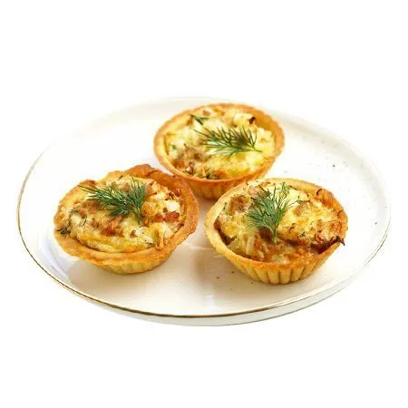 Жульен с курицей и грибами в тарталетке, 55г