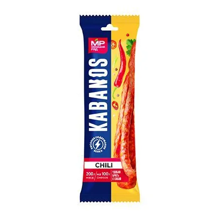 Колбаски сырокопченые KABANOS CHILI, 60г