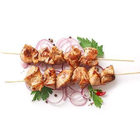 Шашлык из свиной шеи гриль