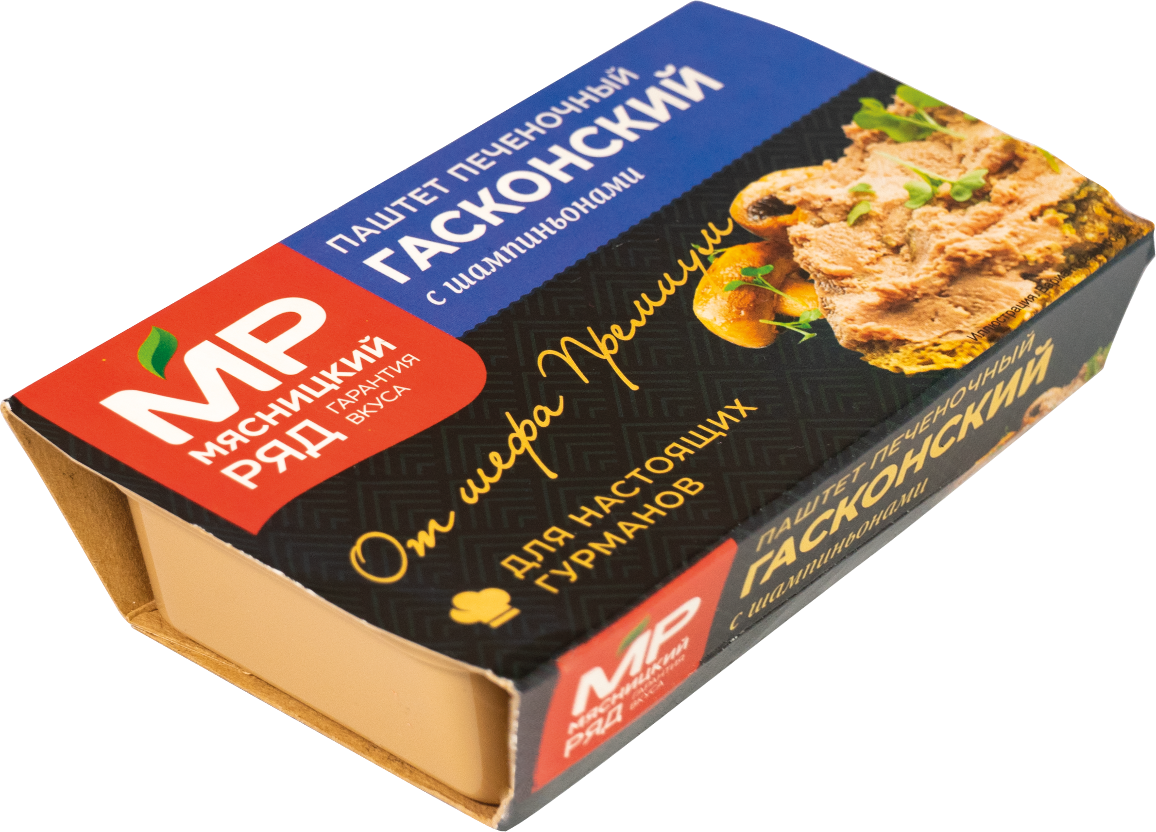 Паштет "Гасконский", с шампиньонами, 175 гр