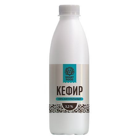 Кефир "Smart food", 3.2%, 930мл, БЗМЖ
